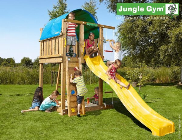 Jungle Villa: מתקן חצר לילדים לגינה L, במבצע מיוחד לקיץ