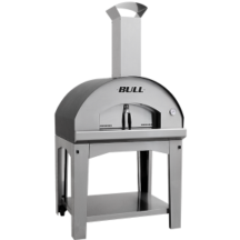 טאבון למטבח גינה: עגלת תנור פיצה גדולה במיוחד אקסטרא לארג' (טאבון) Pizza Oven Cart Extra Large XL , חברת BullBBQ