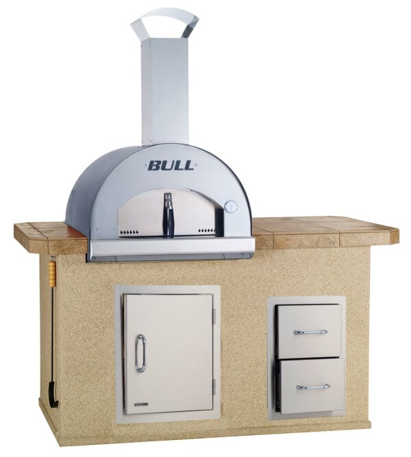 ראש טאבון למטבח גינה: דגם תנור פיצה גדול לארג' Pizza Oven Large, חברת BullBBQ